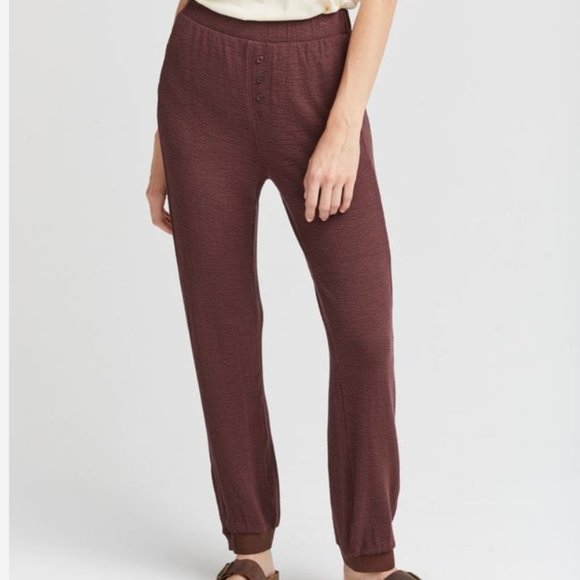 Richer Poorer Bounce Knit Unwind Pant- Womens Size Large- Redwood‎ - Picture 1 of 9